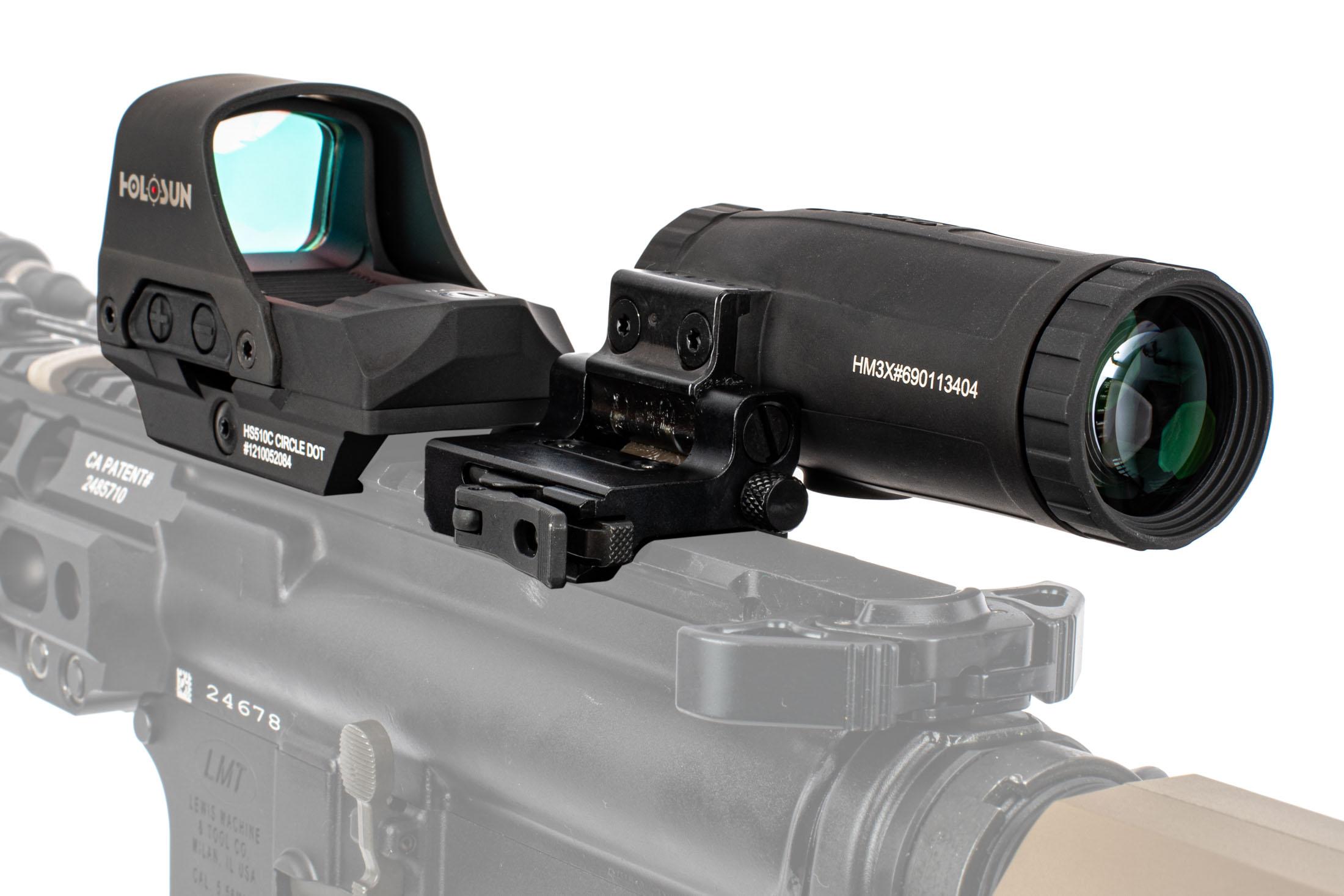 Holosun HS510C Red Dot & HM3X Magnifier Combo